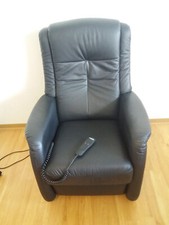 Hukla, Fernsehsessel, Relax-Fernsehsessel mit Fußstütze, Leder, mit Aufstehhilfe