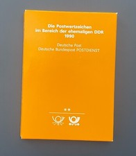 Jahrbuch DDR 1990 – Die Postwertzeichen im Bereich der ehemaligen DDR postfrish