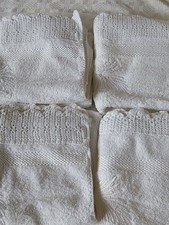 Libelle 4 X Handtücher, weiß mit Spitze.Neu lagen nur im Schrank. 