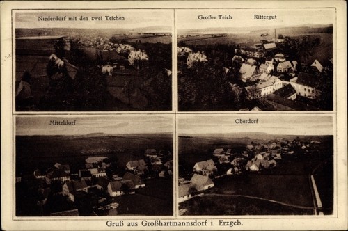 Großhartmannsdorf im - ak,