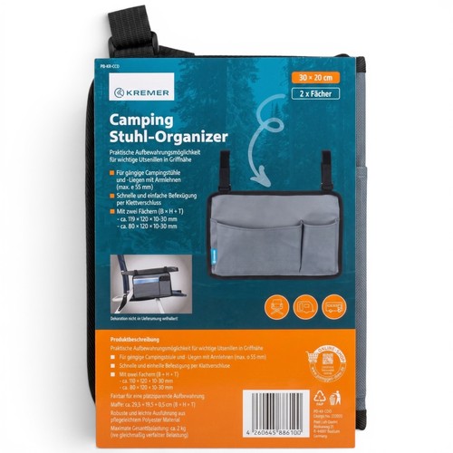 Kremer camping stuhl tasche - kremer,
