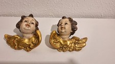 2 Stück Putto Engelsköpfe