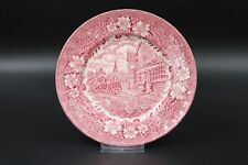 Royal Tudor Ware Coaching Taverns rot Kuchenteller Teller Porzellan Ø 20 cm