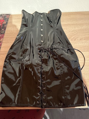 Korsett minikleid schwarz - minikleid,