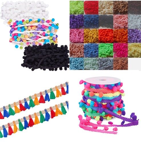 Bommelband pompom - m,