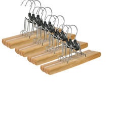 4 x Haushalt InternationaI Hosen-Spanner- Set 3-tlg. aus Holz