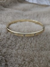 Armreif Messing 10 Karat Gelb