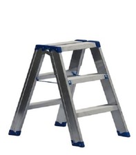 Stufenstehleiter 2x3 Stufen  von Ernst S120003 Profi Qualität 4-fach verschweißt