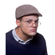 Alter Mann Kunst Tweed Mütze