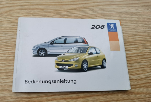 Peugeot 206 handbuch 2003 - peugeot,