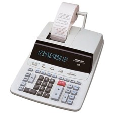 SHARP druckender Tischrechner CS-2635 RH GY-SE NEU & OVP