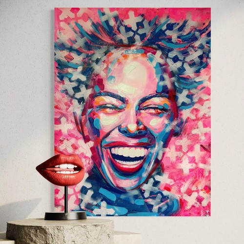 Original abstract portrait - original,
