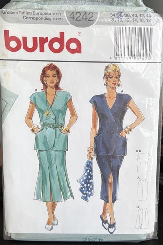 Burdaschnitt 4242 bluse und - burdaschnitt,