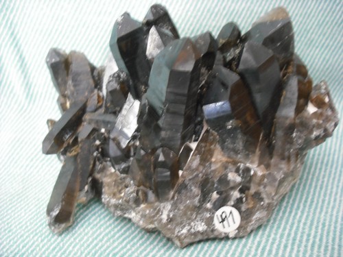Rauchquarzstufe aus kasachstan - rauchquarzstufe,