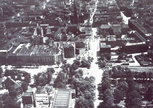 Beuthen bytom luftbild 1931 - beuthen/bytom-,