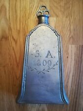 antike Zinn Flasche mit Schraubdeckel datiert 1809 Punzen