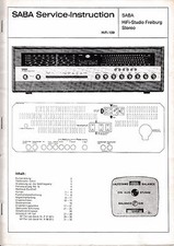 Service Manual-Anleitung für Saba HiFi-Studio Freiburg 