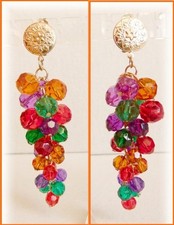 OHRRINGE TRAUBEN FORM NEU