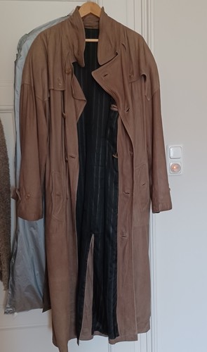 Corado ledertrenchcoat herren - corado,