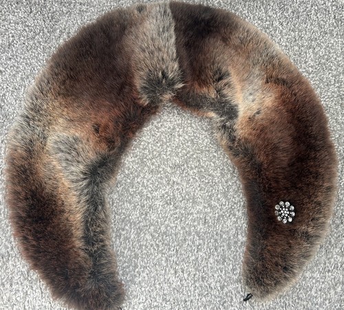 Vintage braunes kunstfell - vintage,