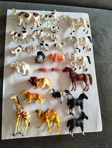 Konvolut mini tierfiguren - 26, mini-tierfiguren