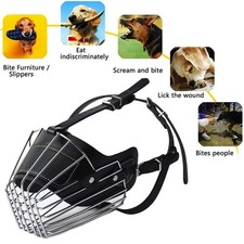 Hundemaulkorb Metall Beißkorb