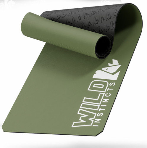 Fitnessmatte oliv grün