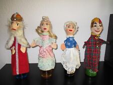 4 alte DDR Puppentheater Künstlerpuppen