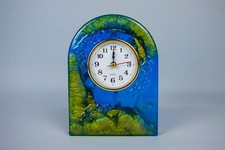 Tischuhr aus Epoxidharz, Geschenk, Tischdeko, Uhr Handmade
