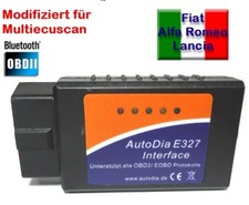 Interface AutoDia für Fiat Alfa Romeo Lancia OBD2 Diagnose OBD2 Tester Bluetooth