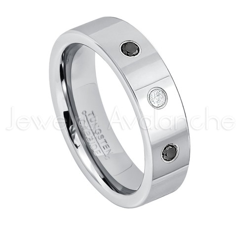 21ctw white black - 0.21ctw,