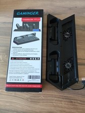 Standfuß für Sony Playstation 4, vertikal mit Lüfter in OVP