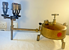 Monitor 1470 Badheizung Messing 3 flammig Paraffinofen selten Vintage 50er Jahre