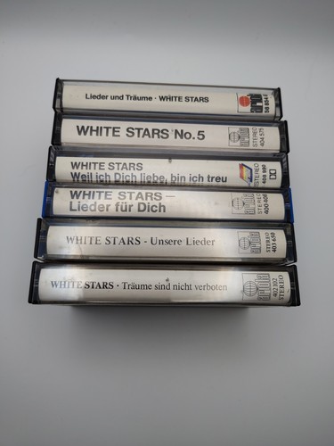 White stars kassetten konvolut - stars,