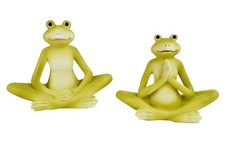Dekofigur yoga frösche - 2x, |