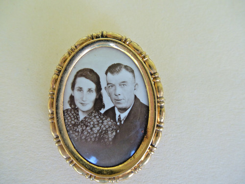 Andenken foto brosche - andenken,