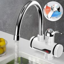 360° Elektrisch LED Wasserhahn Sofort Heizung Kalt Durchlauferhitzer Küche 3000W