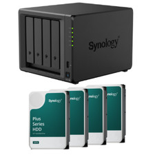 Synology DS425+ NAS Server 2,5GbE 16TB-64TB HAT3300/HAT5300 HDD's Custom Config