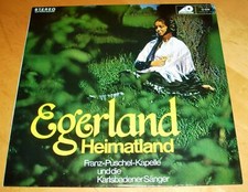 Langspielplatte Franz-Puschel-Kapelle - Egerland-Heimatland