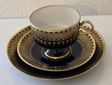 Echt Kobalt Carl Klaus 3tlg Kaffeeservice. Echt Kobalt Carl Klaus Vintage.