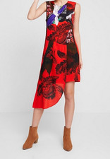 Desigual damen kleid rot - kleid,