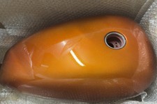 Harley Davidson Tank Custom Orange Glitter