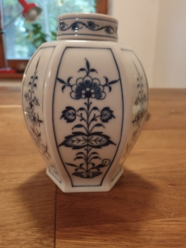 Meißner porzellan deckelvase - meißner,