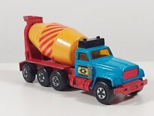 MATCHBOX - K-8 - GMC ZEMENTMISCHER TRUCK - BLAU - ROT