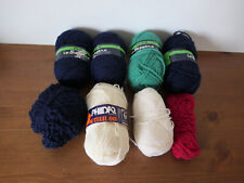 Konvolut 8 Wollknäuel Vintage