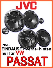 VW Passat 3B & 3BG - JVC Tür vorne UND hinten LAUTSPRECHER BOXEN 16cm EINBAUSET