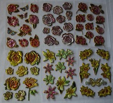 1 Bogen Relief-Sticker mit