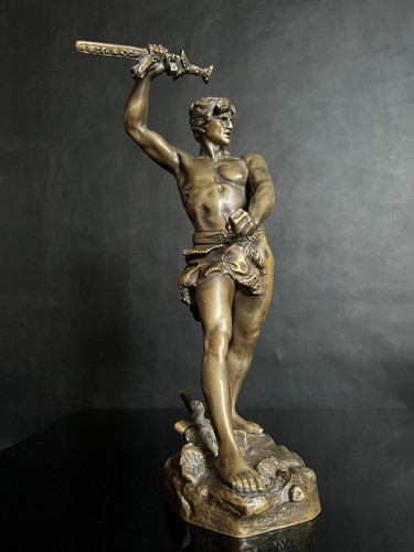 Antike skulptur bronze krieger - skulptur,