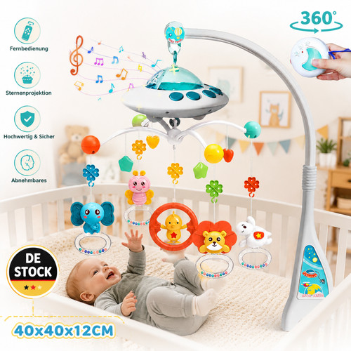 Babybett mobile mit licht - babybett,