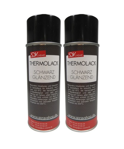 Thermolack schwarz glänzend - thermolack,